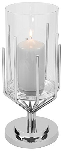 Fink - Luxor - Windlicht, Kerzenleuchter - Höhe: 33 cm - mit Glaszylinder