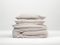ZO! HOME Cotton Bettwäsche 155x220 cm Lino Sandy beige Natur meliert Uni