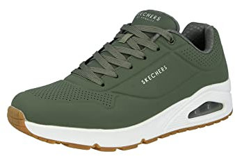 Skechers Herren UNO-Stand On Air Low-top, Olive, 45 EU