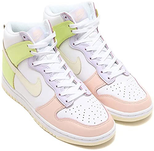 Nike Scarpe da Basket da Donna Dunk High, Bianco Cashmere Light Lemon TWI, 39 EU