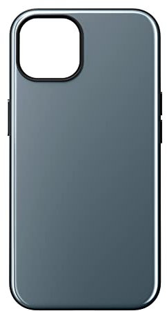 NOMAD Sport Case für iPhone 13 | Hülle mit MagSafe und TPE-Bumper | NFC integriert für Digitale Visitenkarten | aus Polycarbonat | blau