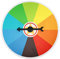 Cabilock 1Pc turntable 10 slots wheel of fortune prize wheel with stand the wheel for prizes Tabletop Prize Wheels Party Fun Wheel stand board round child restless editable plastic