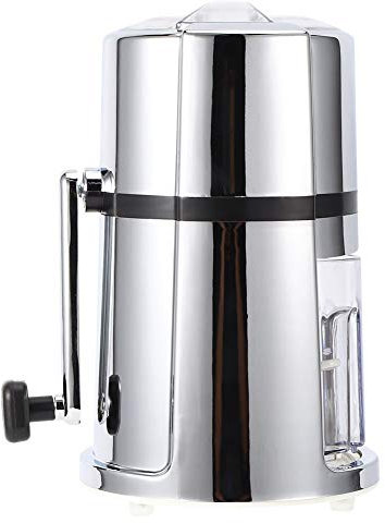 Ice Crusher Eiszerkleinerer Eiscrusher zum Kühlen und Frischhalten Kommerzieller Haushalt Tragbarer Shaded Ice Crusher mit Edelstahlklinge 35,6 Oz