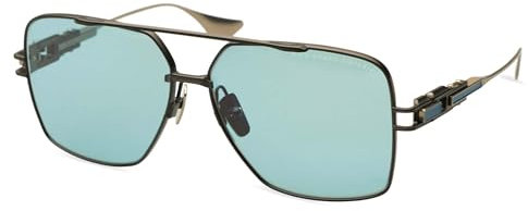 Dita GRAND-EMPERIK SUN MATTE BLACK - ANTIQUE SILVER/DARK 61/17/137 Unisex Sonnenbrillen