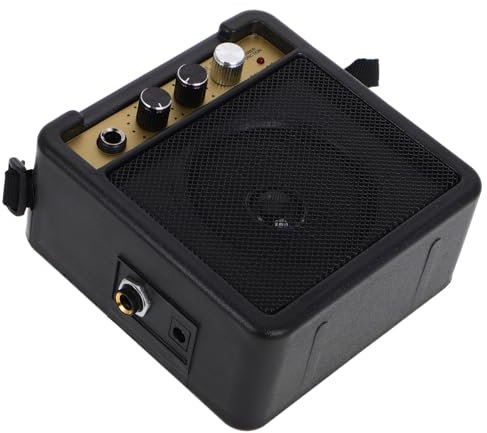 Gadpiparty Amplificatore Per Chitarra Mini Amplificatore Chitarra Elettrica Da Allenamento Uscita Audio Potente Design Portatile Effetti Sonori Regolabili