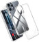 Coque pour Nothing CMF Phone 2 Pro Case avec 2 Verre Trempé Protection écran Deux, Transparent Soft Etui Silicone TPU Cover Absorption de Choc et Anti-Scratch Housse étui