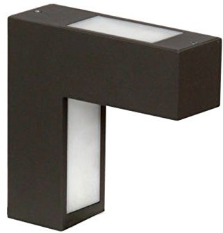 Ranex 5000.445 LED Wand Außenleuchte mit 32 LED´s / 10 SMD LED´s [4 Watt], 210 Lumen / kalt weiß