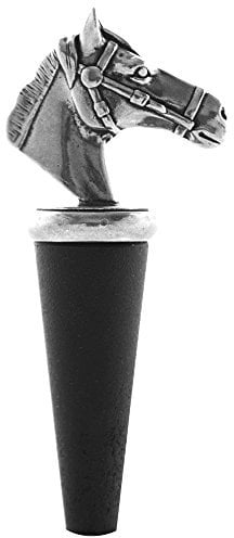 English Pewter Company Horse Head Wine Bottle Stopper [BOT211]