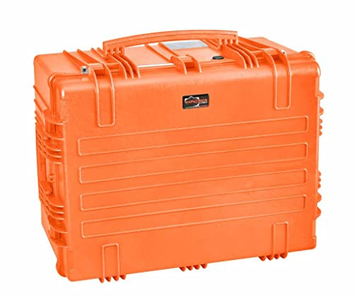 Explorer Cases 7745 O wasserdichte Staubdichte Mehrzweck-Schutzhülle mit Schaumstoff und Rädern, Orange