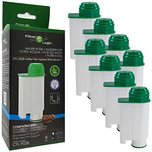 FilterLogic CFL-902B | Pacco da 8 - Filtro acqua compatibile con Saeco Gaggia Philips CA6702/10 CA6702/00 CA6702 RI9113/60 Brita Intenza+ Cartuccia filtrante per macchina da caffè e espresso