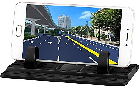 [New Generation] L&P A146 Handyhalterung Silikon Antirutschmatte Auto Handy Halterung Anti Rutsch Pad Halter Smartphone kompatibel mit Apple iPhone 6 6s Plus 7 8 Plus X Plus Samsung Galaxy S7 S8 S10