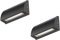 ledscom.de 2 Stück LED Wandleuchte/Treppenlicht SEGIN für außen, IP54, flach, Downlight, schwarz matt, eckig, 3,6 W, 278lm, kaltweiß