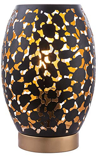 GLOBO LIGHTING Globo Tischleuchte NARRI Metall goldfarben, Metall schwarz matt goldfarben, medium, 24003S