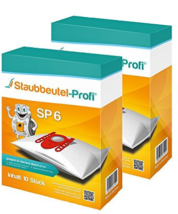 20 Staubsaugerbeutel Staubbeutel-Profi kompatibel mit Swirl S67 geeignet für Siemens Z1.0