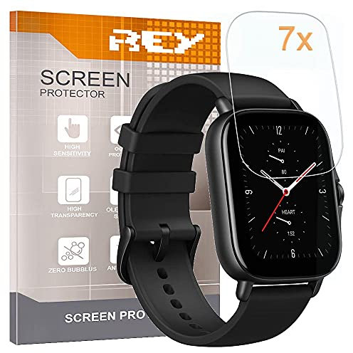 7x Protector de Pantalla para AMAZFIT GTS 2e - AMAZFIT GTS 2 - AMAZFIT GTS 3 - AMAZFIT GTS 4, Reloj SmartWatch