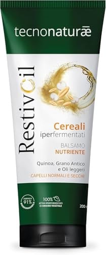 Restivoil Tecnonaturae Balsam Normales Haar Getrocknetes Haar Hyperfermentierte leichte Öle biologisch abbaubar 200 ml