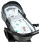 Babylux Babydecke Minky PLÜSCH Kuscheldecke Decke 75 x 60 cm + Kissen 2 TLG Set für Kinderwagen/Wiege (MP120B. Wald REH + Grau)