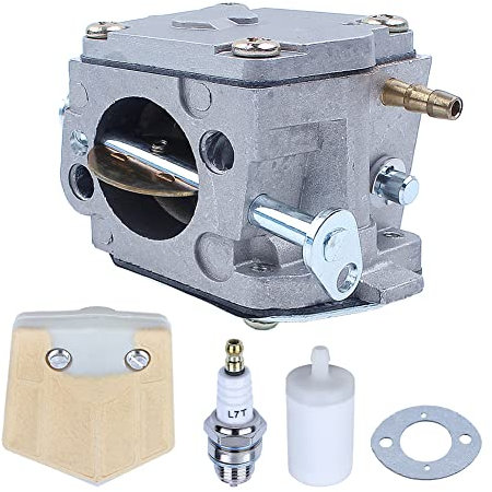 Gubeter Kit de Filtro de Aire de carburador, Motosierra para Husqvarna 61 66 181 266 268 272 281 288, 501527701, 501 52 77 01, 501807105, 501 80 71 05