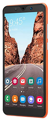 Smartphone Note30 Plus, Cellulare a Schermo Intero HD da 5,72 Pollici, Smartphone con Doppia Scheda, Telefoni Sbloccati Dual Standby da 512 MB e 4 GB per Android 4.4.2, (Arancia)