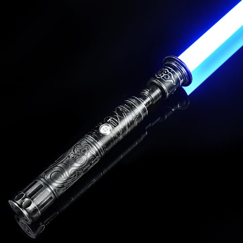 XenoSaber Upgraded Xenopixel 3.0 Motion Control Light Saber for Adults, Dueling Smooth Swing Light Saber, 34 Sound Fonts Infinite Color Change, APP Control, 16GB SD Card, 9 Light Effects 12 Ignitions