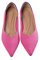 MACHSWON Women’s Ballet Dressy Flats Pointed Toe Knit Dress Shoes Slip On Casual Foldable Ballerina Walking Shoes (Rose Red, Size 6)