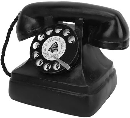 Vintage Classic Cord Phone with Retro Button Design, Fashionable European Style Landline Phone for Home Office Decor