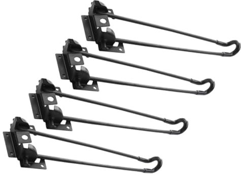 Homoyoyo 4pieza Patas De Mesa Plegables De Hierro Macizo Patas Mesa para Muebles Escritorio Estilo Moderno Industrial