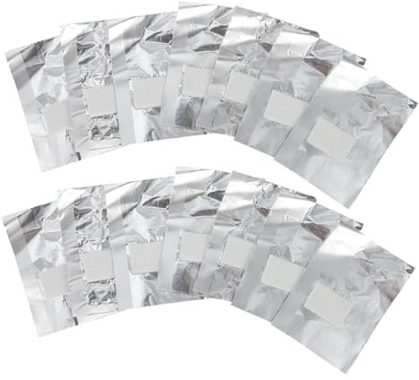 MERRYHAPY 200pcs Nail Gel Remover Wraps with Lint-free Nail Wipes for Soak-off Gel Polish Removal Suitable for Home and Salon Use