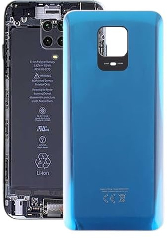 Sostituzione Del Telefono Mobile Della Copertura Posteriore per para Xiaomi Redmi Nota 9 Pro Max OEM Batteria di Vetro Posteriore Della Copertura Parte di