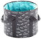 Cubo Plegable para Remojo de Pies - Bañera Portátil de Viaje, Spa, Lavabo de Pedicura, para Aire Libre y Camping (Gris)