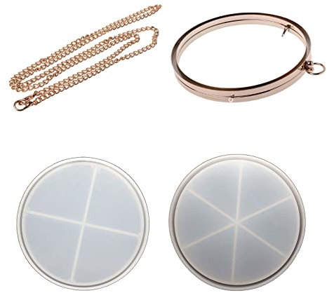 Porte-monnaie rond en résine - Porte-monnaie rond - Belle unique - Rond