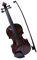 Solinder Violine Simulierte Violine Musik Praxis Geige Set für Anfänger Musikinstrument Exquisite Verarbeitung Leistung Bühne Geschenke Einstellbare Saiten