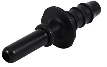 Kraftstoffleitungs Schnellverbinder, Gerade Nylon Winkel Schnellkupplung ohne Werkzeug, Schlauchkupplung für Motorrad Automobil Ersatz Kraftstoffleitungen (Stecker 6,30 mm gerade)