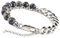 Unique Gems Buddha massives Stainless Steel Armband Obsidian 8mm Energiearmband Herren hypoallergen Juweliers Qualität