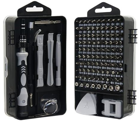 HAPPOW 118-in-1 Magnetic Precision Screwdriver Set, Small Electronics Repair Screwdriver Set with Case for iPhone, Laptop, Watch, PC, MacBook, PS5, Xbox, Switch, Glasses & Smartphone