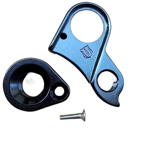 Pexorin 1 Stück Fahrrad, for Mech Dropout 10240, for Cube Stereo Sram, for Cube Elite, Cube Cross Race Reaktionsrahmen Getriebe Schaltwerk Aufhänger Haken Fahrrad-Schaltauge(Black WGH600P1)