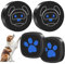 Whimsii Dog Doorbell, Wireless Ring Bell to Go Outside, IP55 Waterproof Buttons, 55 Melodies, 4 Volume Levels & 950ft Range (Black, 2 Recievers 2 Transmitters)