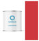 Q UNIQUE Latexfarbe 2L (ca.14m2) Feuerrot Innenfarbe Wandfarbe Deckenfarbe Klasse 3 Mattfarbe Scheuerfest Hohe Deckkraft