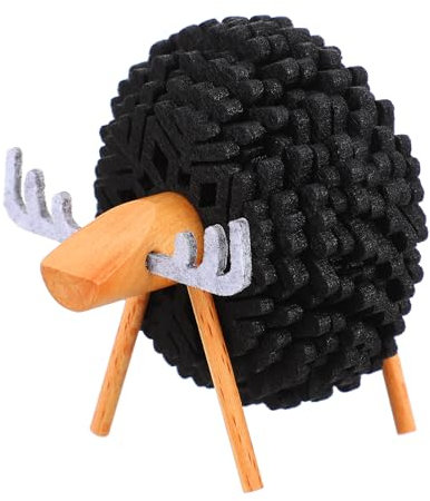 PRETYZOOM Schafhalter Schneeflocke Tasse Kissen Filz rutschfeste Kreative Tasse Matte Home Office Decor