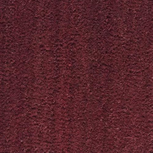 Decoweb Tapis Brosse Coco - Spécial PMR-ERP - Rouge - EP. 23.00mm - Rouleau de 2m x 5m