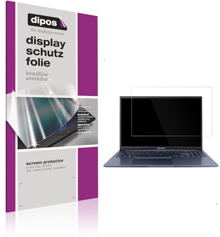 dipos I 2x Pellicola Protettiva compatibile con Asus Vivobook 15 Pellicola di Protezione cristallo