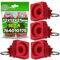 4 Pieces Gas Cooker Rubber Feet 12 x 12 x 21 mm with the Original Code 764010175 690690673 for Smeg - ONIX TECH