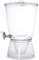 Generic Dispensador de Bebidas con Grifo de Acero Inoxidable con Tapa, Recipiente para Botellas.