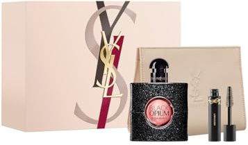 Yves Saint Laurent Black Opium Eau de Parfum 50ml Gift Set Spring 2025 (Contains 50ml EDP, Mascara and Pouch)