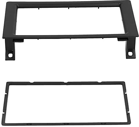 2 DIN Facia Trim Navigation Frame Dash Lünette Radio Frontplatte für Saab 9 3 2007 2010 Stilvolles ABS-Material 7 8 Zoll Bildschirmgröße