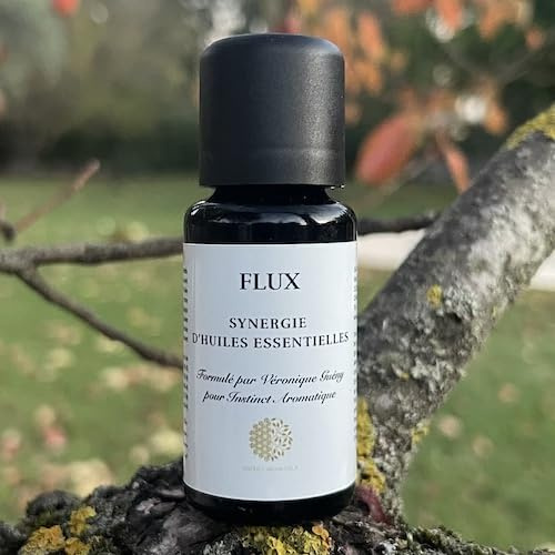 Instinct Aromatique - Huile Essentielle Flux - 15 ml - Huile Essentielle bio Circulatoire - Synergie formulée par Véronique Guény pour Instinct Aromatique - Fabriquée en Terre de Provence.