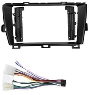 Auto Einbaurahmen Einbaublende Für Autoradio 9 Zoll Für Toyota Für Prius 30er Serie 2010–2015(Lhd-Frame -Cord)