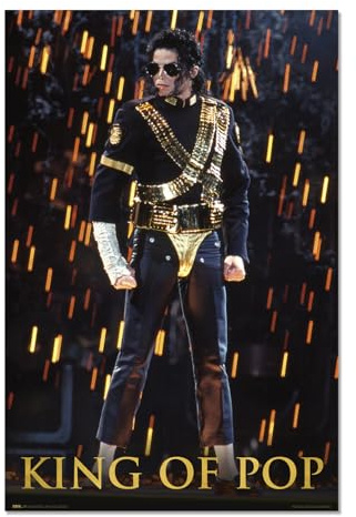 Grupo Erik Michael Jackson Dangerous Poster Kunstdruck | Poster Deko Wohnzimmer oder Deko Schlafzimmer - Deko Zimmer - Größe 61 x 91 - Offizielle Lizenz