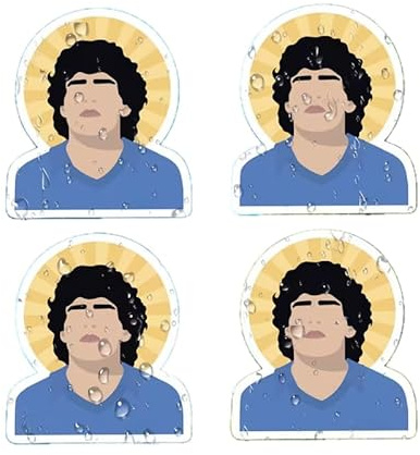 Adesivo San Diego Armando Maradona 4 Sticker, Napoli, Argentina, per auto, cover cellulare