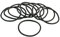 sourcing map 10St Metrische Nitrilkautschuk O-Ringe Dichtung, 34mm AD 30mm ID 2mm Breite